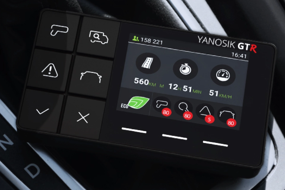 Yanosik GTR antyradar z nawigacją