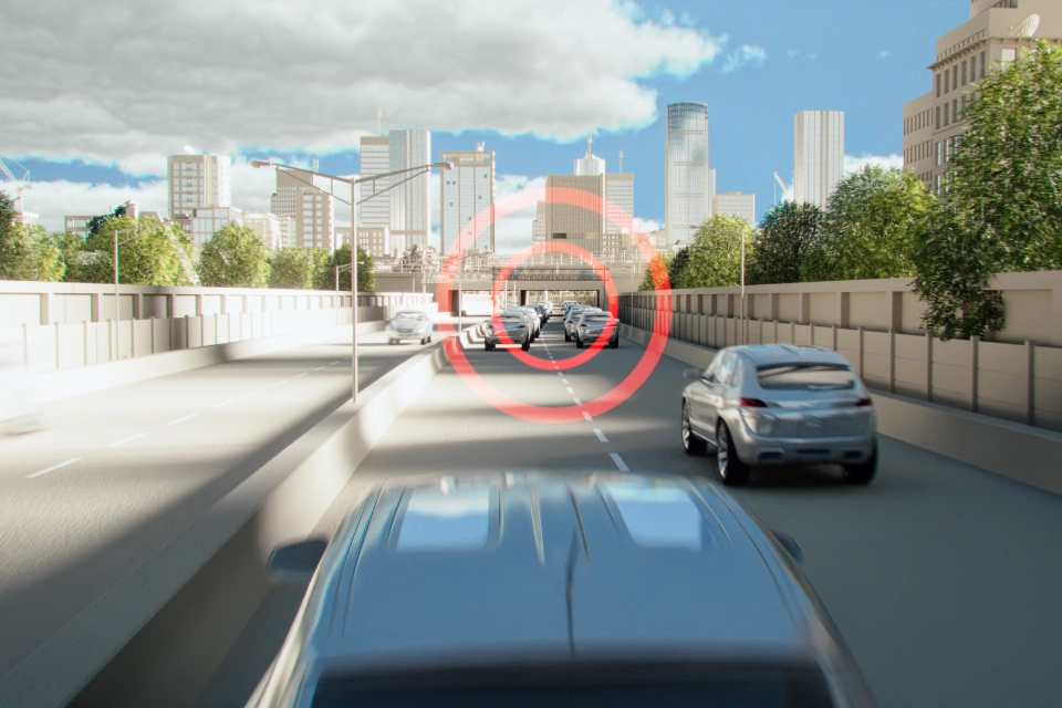 Yanosik Yanbox Go ostrzeganie przed korkiem