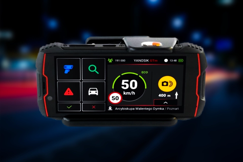 Yanosik GTM - inteligentny lokalizator GPS dla firm i kierowców indywidualnych