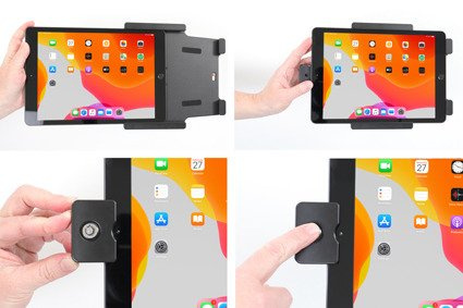Uchwyt pasywny do Apple iPad 10.2 8th Gen (A2428, A2429, A2430, A2270) z blokadą na kluczyk