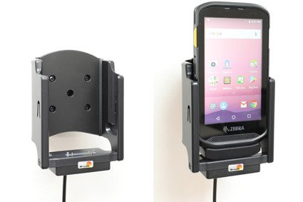 Uchwyt aktywny z ładowarką samochodową do Zebra TC20/TC25 wyposażonych w powerbank