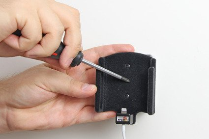 Uchwyt do Apple iPhone 7 z możliwością wpięcia kabla lightning USB