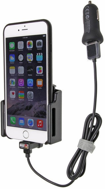 Uchwyt aktywny z kablem USB do Apple iPhone 8 Plus w cienkim futerale