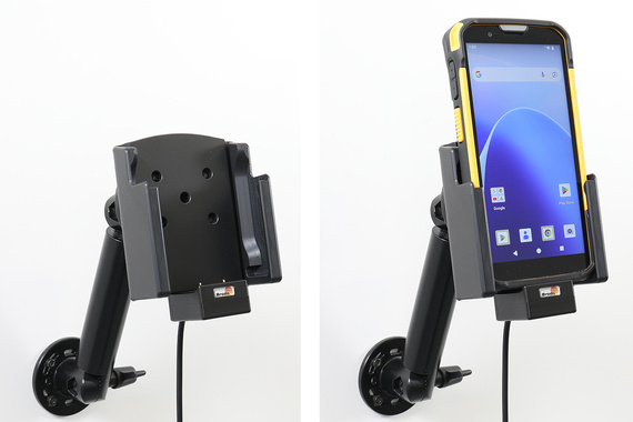 Aktywny uchwyt PogoPin do CipherLab RS38 w gumowym etui