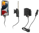 Uchwyt do Apple iPhone 13 Pro z wbudowanym kablem USB oraz ładowarką samochodową