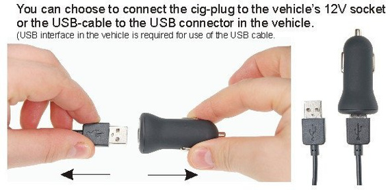 Uchwyt aktywny z kablem USB do Nokia Lumia 830