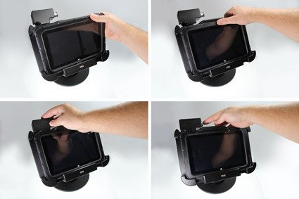 Uchwyt o wzmocnionej konstrukcji z blokadą sprężynową na kluczyk do Zebra ET55 8.3