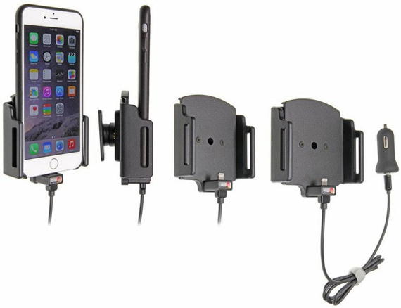 Uchwyt aktywny z kablem USB do Apple iPhone 8 Plus w cienkim futerale