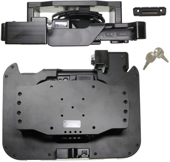 Uchwyt o wzmocnionej konstrukcji z blokadą sprężynową na kluczyk do Zebra ET55 8.3