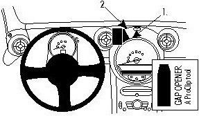 ProClip do Mini Cooper Country Man 10-16