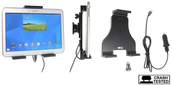 Uchwyt aktywny do tabletów Android w futerale o wymiarach: 180-230 mm (szer.), do 25 mm (grubość)
