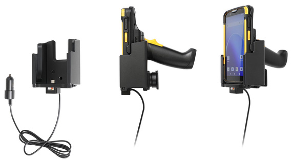 Aktywny uchwyt do CipherLab RS38 w gumowym etui i z chwytem pistoletowym