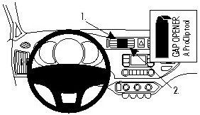 ProClip do Kia Rio 12-14