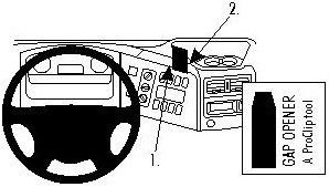 Brodit ProClip uchwyt do Mercedes Benz Atego 2008-2026
