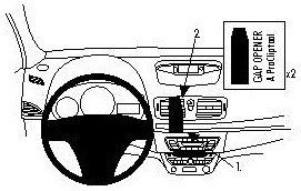 ProClip do Renault Mégane 09-16