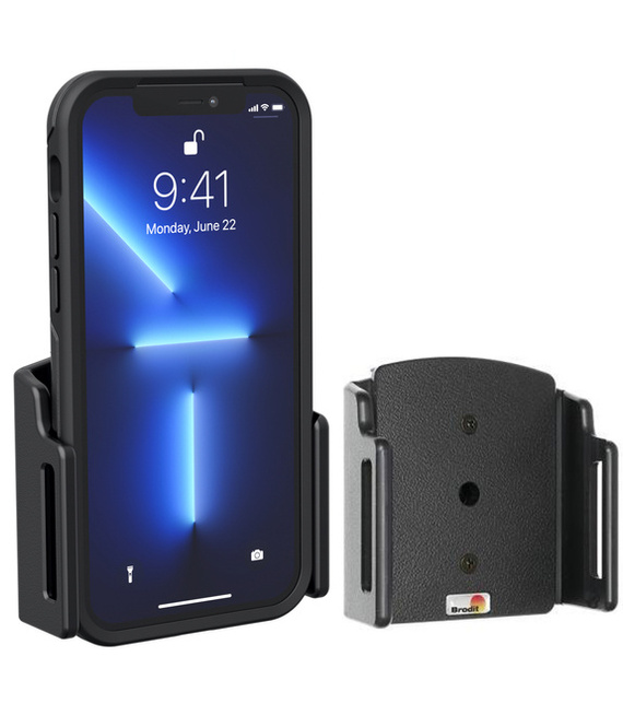 Uchwyt samochodowy uniwersalny do Google Pixel 8 Pro bez futerału oraz w futerale lub etui o wymiarach: 75-89 mm (szer.), 6-10 mm (grubość).