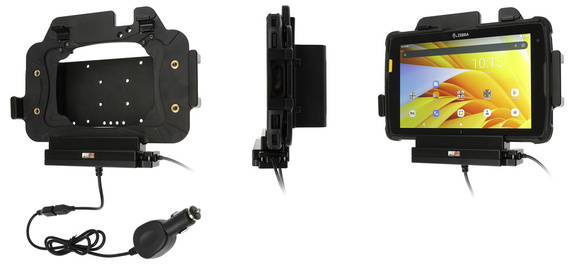 Brodit uchwyt aktywny do Zebra ET40 8.0 z wtykiem do gniazda zapalniczki