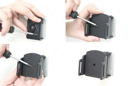 Uchwyt uniwersalny regulowany do iPhone 11 bez futerału oraz w futerale lub etui o wymiarach: 62-77 mm (szer.), 6-10 mm (grubość).