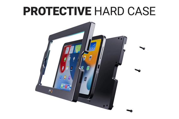 ModTek™ Hard Case Obudowa aktywna do Apple iPad 2025 A16 (A3354, A3355, A3356) przetestowana na upadek z wysokości 1,8 m.