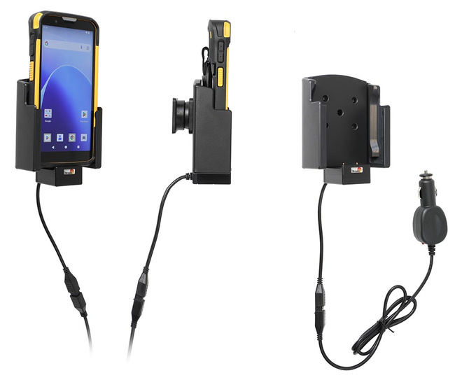 Aktywny uchwyt PogoPin do CipherLab RS38 w gumowym etui