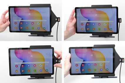 Uchwyt aktywny z kablem USB do Samsung Galaxy Tab S6 Lite SM-P610/SM-P615