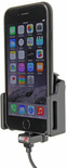 Uchwyt regulowany do Apple iPhone 8 w futerale lub obudowie o wymiarach: 62-77 mm (szer.), 2-10 mm (grubość) z wbudowaną ładowarką samochodową do instalacji na stałe