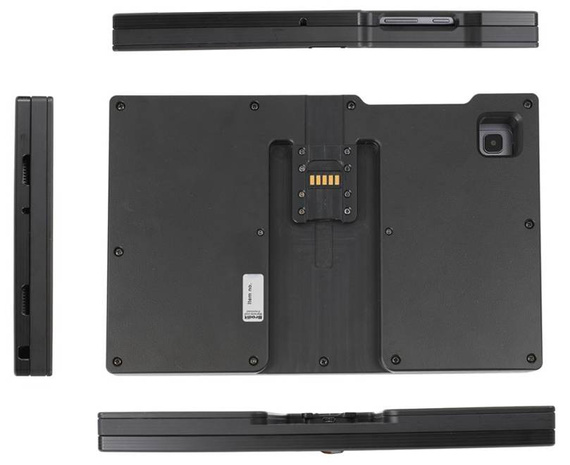 Brodit ochronna obudowa aktywna w wersji z kablem USB i ładowarką samochodową do Samsung Galaxy Tab A7 10.4 (2020) z systemem adaptacyjnym Active MultiMoveClip