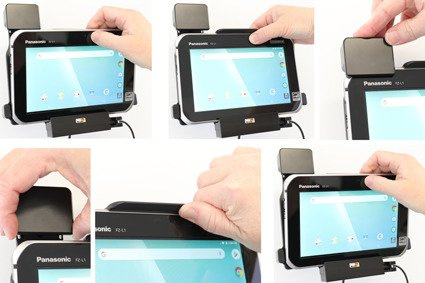 Uchwyt aktywny z blokadą sprężynową do Panasonic FZ-L1