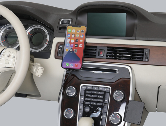 Magnetyczna Ładowarka Samochodowa MagSafe do iPhone z Regulowaną Podstawką na Telefon