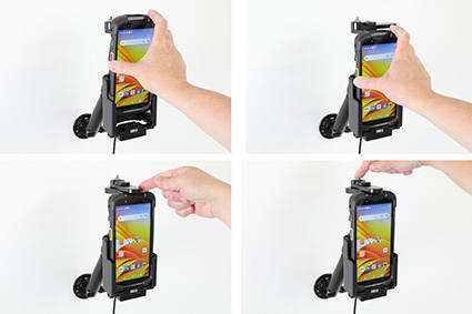 Zebra TC 73 aktywny uchwyt bazowy pod stałą instalcję 12/24V oraz z blokadą kluczykową