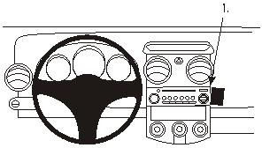 ProClip do Mitsubishi Colt 05-08