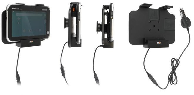 Uchwyt aktywny z ładowarką samochodową do Panasonic FZ-L1