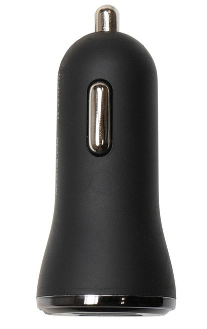 Ładowarka samochodowa do gniazda zapalniczki z dwoma gniazdami USB.