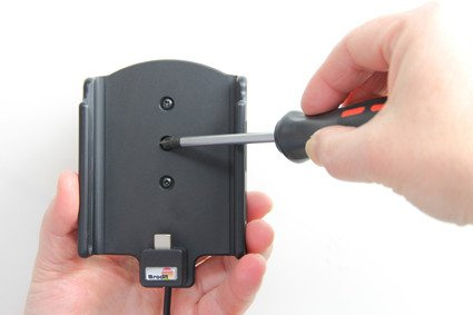 Uchwyt do Sony Xperia XZ z wbudowaną ładowarką samochodową do profesjonalnego montażu