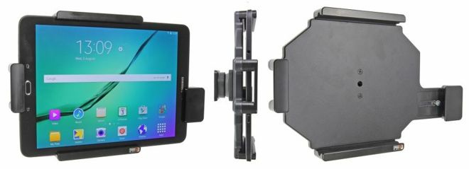 Uchwyt pasywny do tabletów gołych jak i w futerale regulowany w zakresie: 240-270 mm (szer.), 160-185 mm (wysokość), z wbudowaną blokadą sprężynową