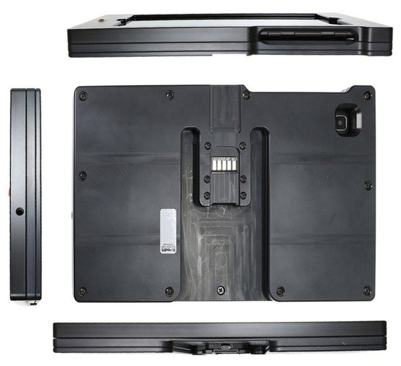 Brodit ochronna obudowa aktywna w wersji z adapterem Molex do profesjonalnego montażu do LG G Pad F2 8.0 z systemem adaptacyjnym Active MultiMoveClip