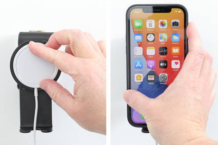 Uchwyt do oryginalnej ładowarki indukcyjnej MagSafe dla Apple iPhone 14 Plus z dolną podporą