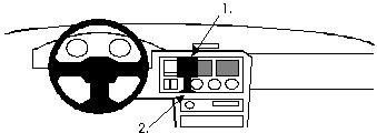 ProClip do Ford Escort 91-95