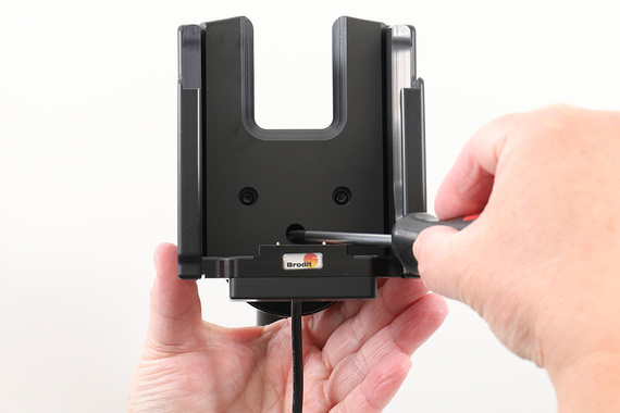 Aktywny uchwyt PogoPin do CipherLab RS38 w gumowym etui i z chwytem pistoletowym