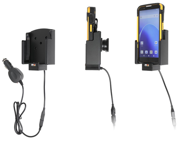 Aktywny uchwyt PogoPin do CipherLab RS38 w gumowym etui