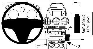 ProClip do Opel Antara 07-15