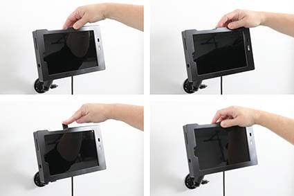 Brodit ochronna obudowa z adapterem Molex do profesjonalnego montażu do Lenovo Tab M8 HD TB-8505XC z systemem adaptacyjnym Active MultiMoveClip