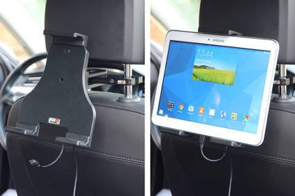 Uchwyt aktywny do tabletów Android w futerale o wymiarach: 180-230 mm (szer.), do 25 mm (grubość)