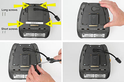 Uchwyt z adapterem MultiMoveClip do Zebra ZQ630