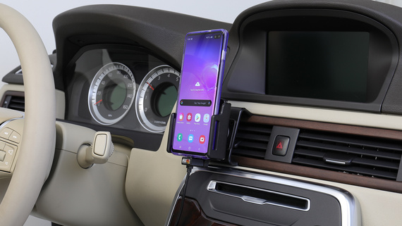 Uchwyt do Samsung Galaxy z ładowarką USB-A