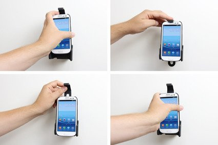 Regulowany adapter do zabezpieczenia smartfona w uchwytach Brodit