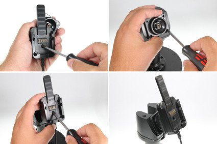 Brodit ochronna obudowa aktywna w wersji z kablem USB i ładowarką samochodową do LG G Pad F 8.0 z systemem adaptacyjnym Active MultiMoveClip