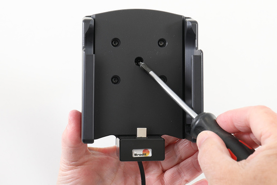 Aktywny uchwyt do stałego montażu na CipherLab RS38 w gumowym etui