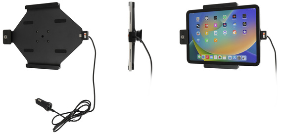 BRODIT Uchwyt aktywny z kablem USB i zamkiem do Apple iPad 10 Gen (A2696, A2757, A2777)