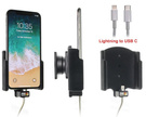 Uchwyt do Apple iPhone Xs z możliwością wpięcia kabla lightning USB-C